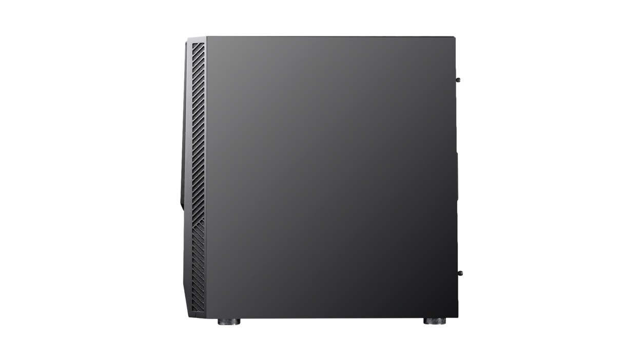 Side view of the iBuypower Slate 5 M R 241 i Gaming Desktop facing left.