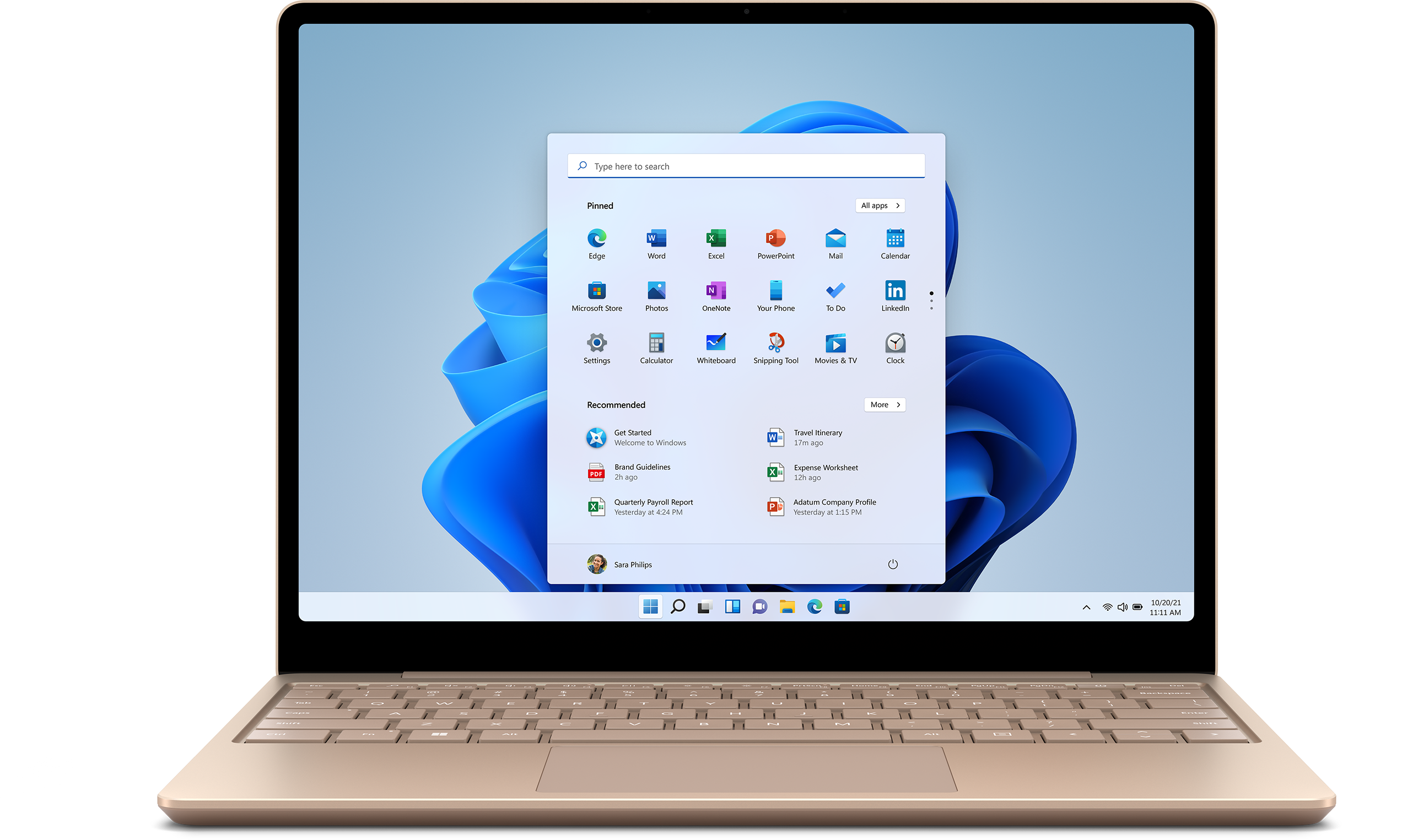Surface Laptop Go 2 - Sandstone, Intel Core i5, 8GB RAM, 256GB SSD (Certified Refurbished)