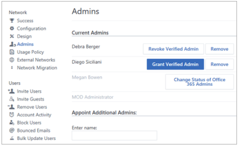 Administrators can expect to see a new built-in role for “Yammer administrator” in Azure Active Directory. Users who are assigned the new built-in role will be treated as Verified Admins in Yammer.