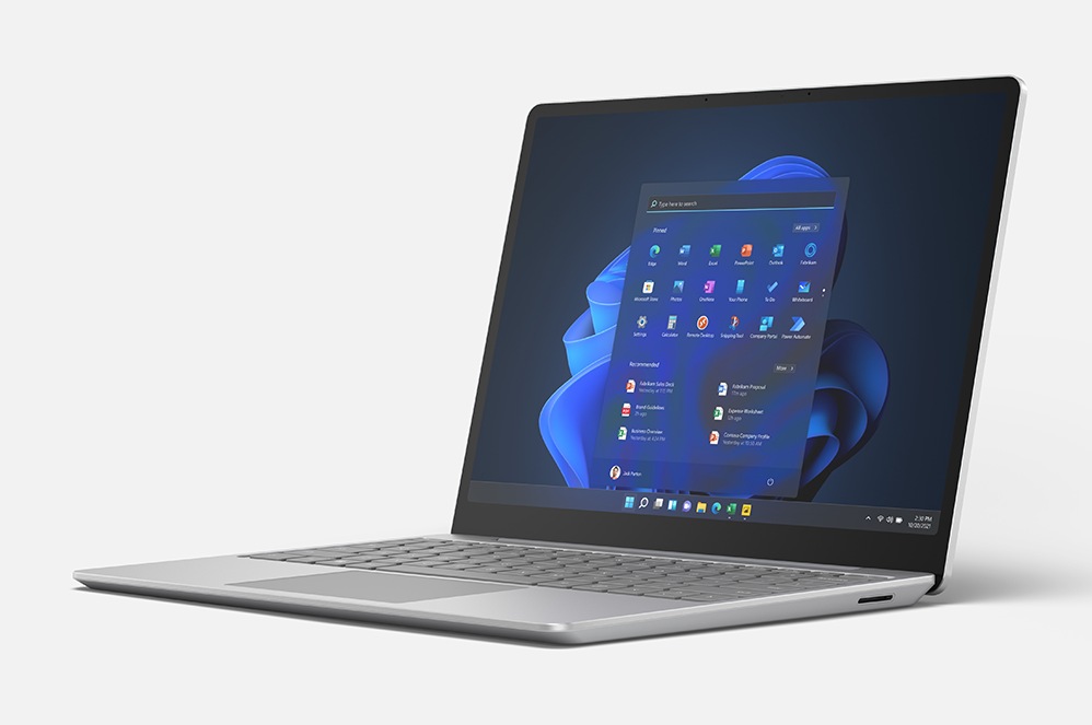 Surface Laptop Go 2 for Business integrated with Windows 11 Pro.