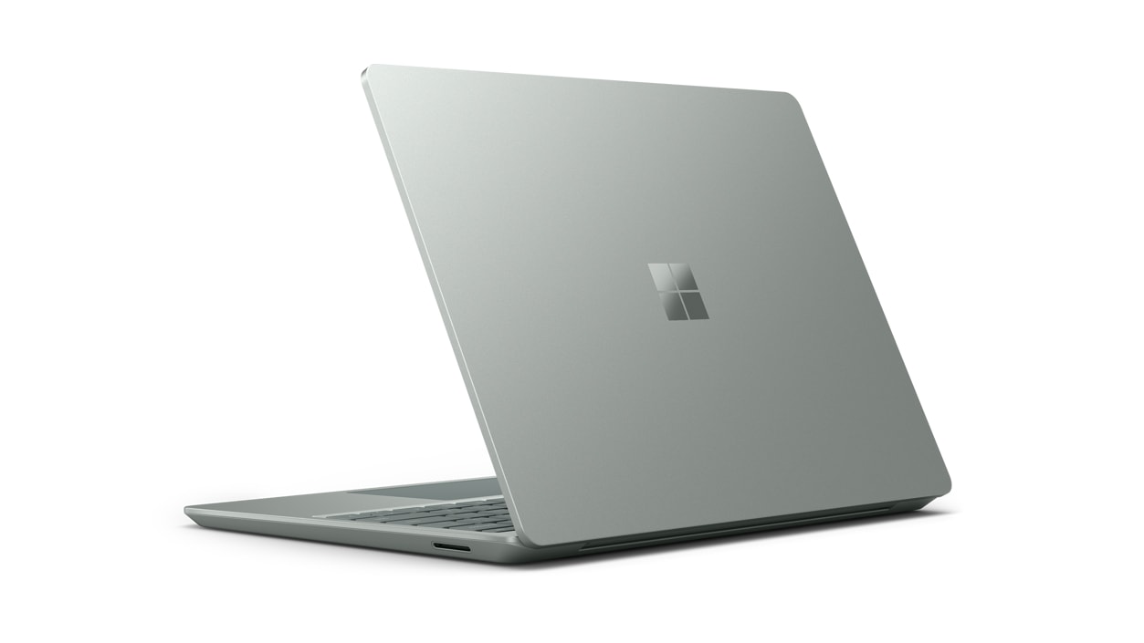 A close-up of Surface Laptop Go 2 for Business In the color Sage.