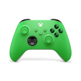 Vorderansicht des Xbox Wireless Controllers – Velocity Green