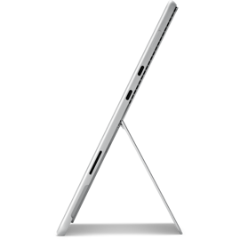 Side angle view of replacement kickstand attached to a Surface Pro 8.
