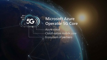 Microsoft Azure Operator 5G Core with Azure Cloud, Cloud-native mobile core and an ecosystem of partners.