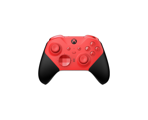 Front view of the Xbox Elite Wireless Controller Series 2 – Core (Red)