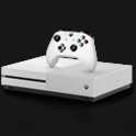 Xbox One S console with controller
