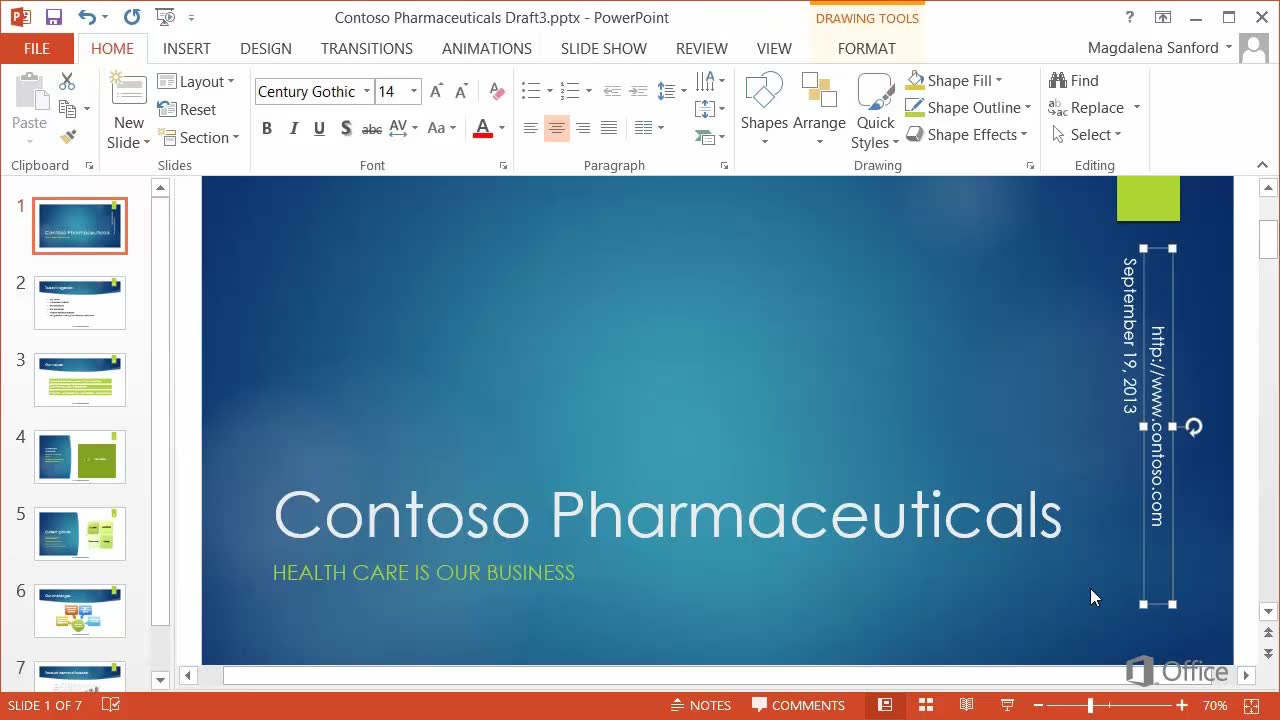 Video: Edit headers and footers on the slide master Intended For How To Edit Powerpoint Template