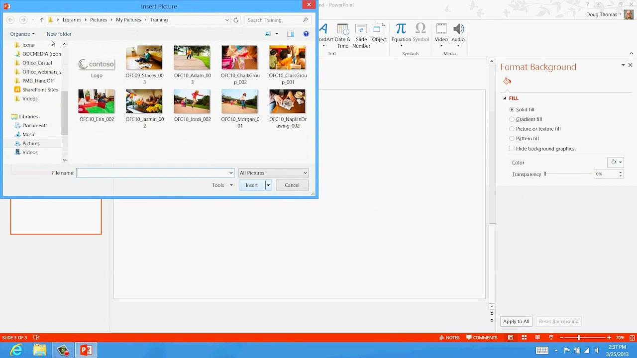 Video: Picture backgrounds: Two methods - Microsoft Support