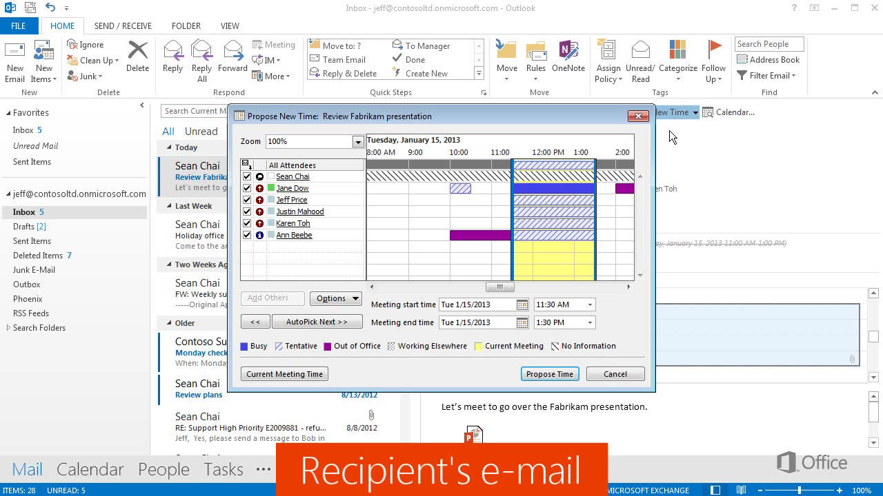 How to Use Outlook Scheduling Assistant?