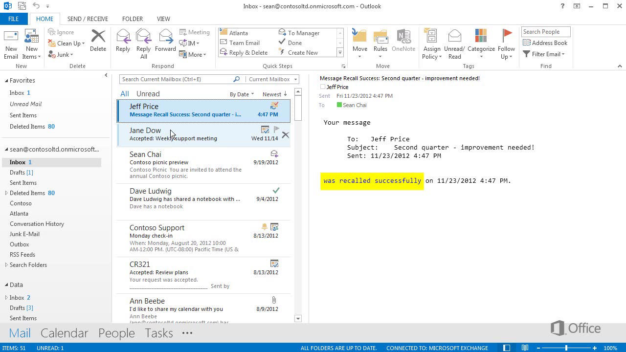 How to hide new email in outlook 2016