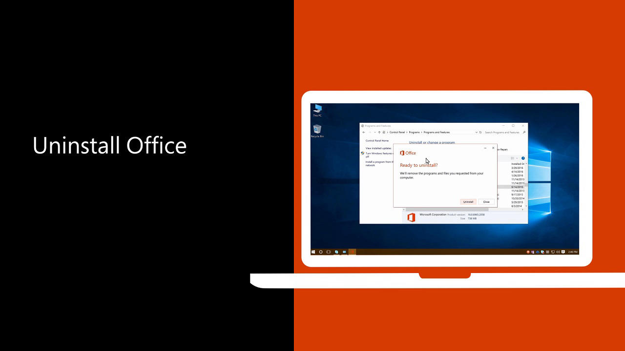 How to uninstall Microsoft Office product key