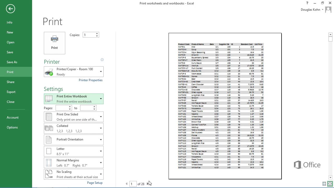 Video: Print worksheets and workbooks - Microsoft Support