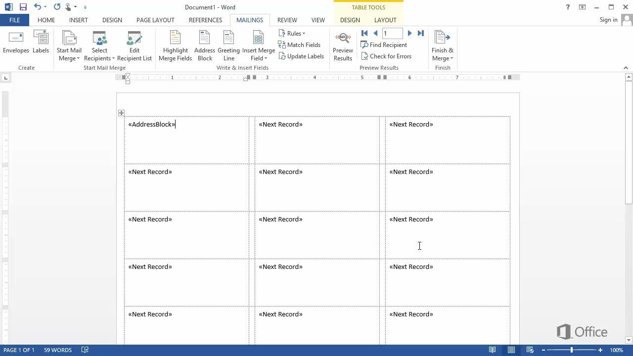 How To Create Name Labels In Word From Excel