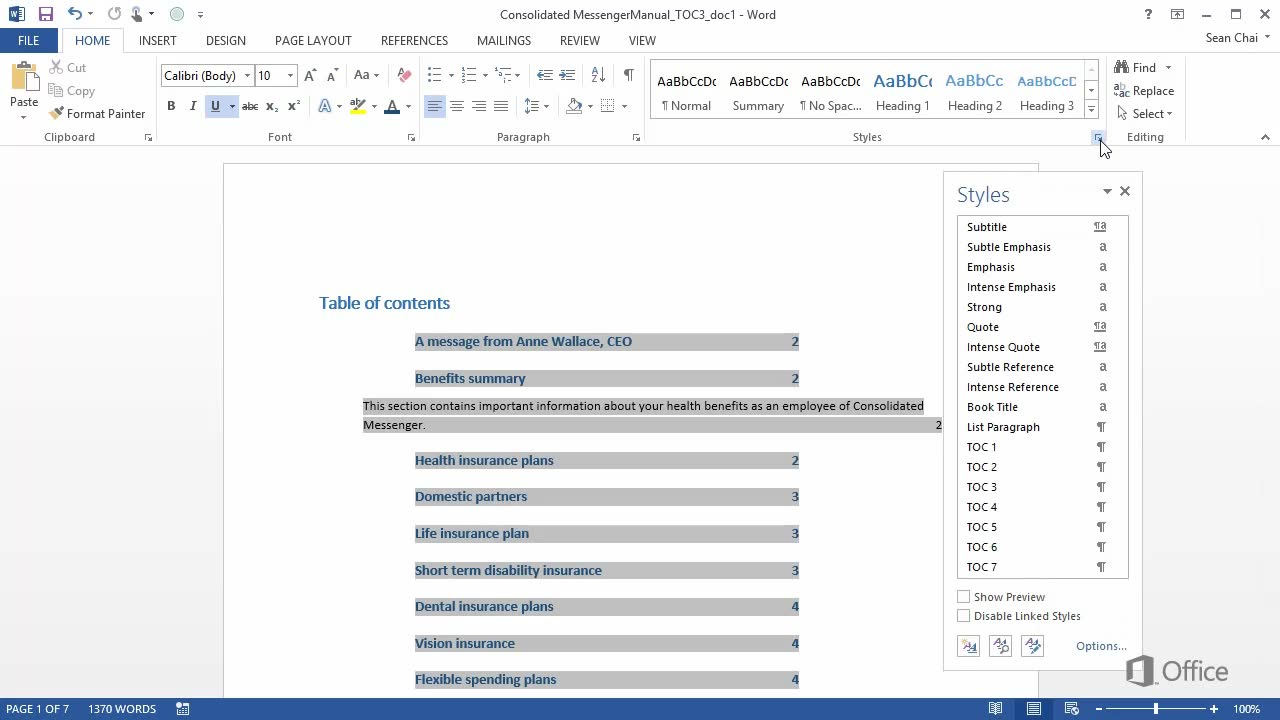 Video: Advanced tables of contents Regarding Microsoft Word Table Of Contents Template