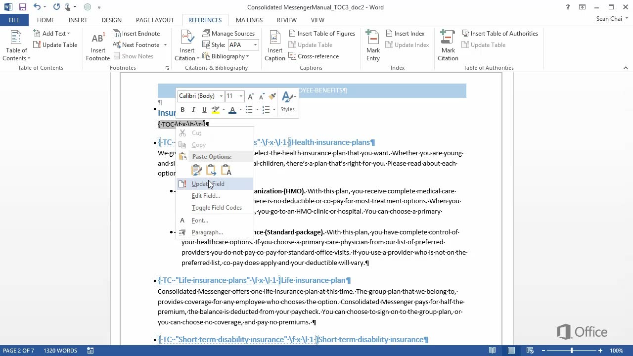 Video: Add multiple TOCs to a document - Microsoft Support