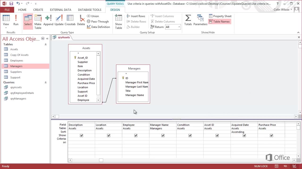 Video: Use Update queries to change your data in Access 2013 - Microsoft Support