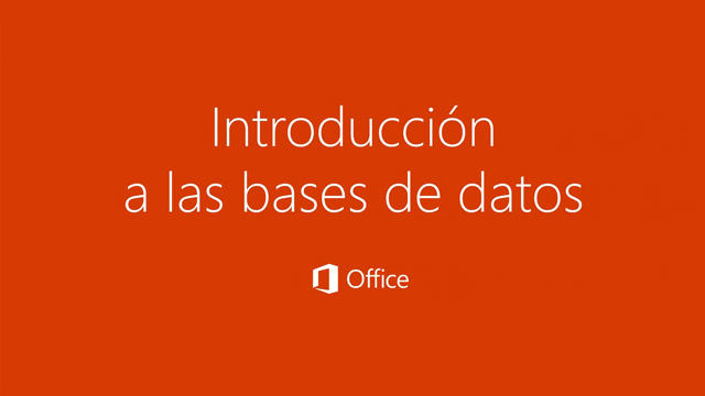Vídeo: Introducción a las bases de datos - Soporte técnico de Microsoft