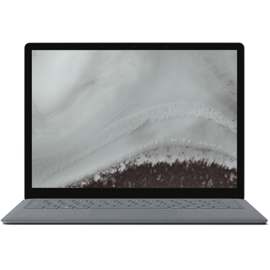 Surface Laptop 2 in Platinum.