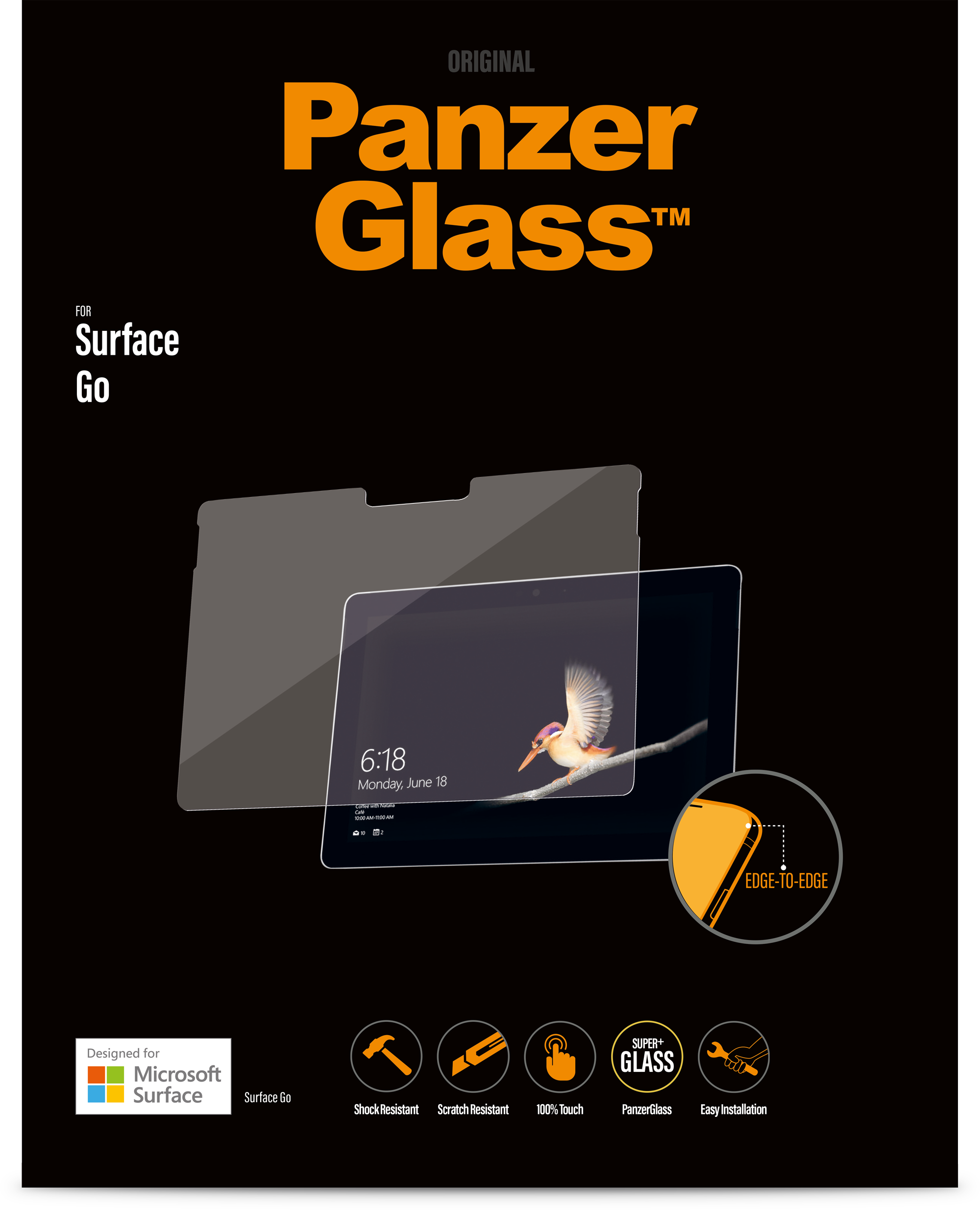 PanzerGlass Surface Go スクリーン プロテクター　Surface Go周辺機器 Surface Go 格安 セール