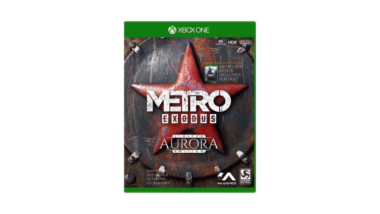 Xbox One Cover of the game Metro Exodus: Aurora Limited Edition by Square Enix