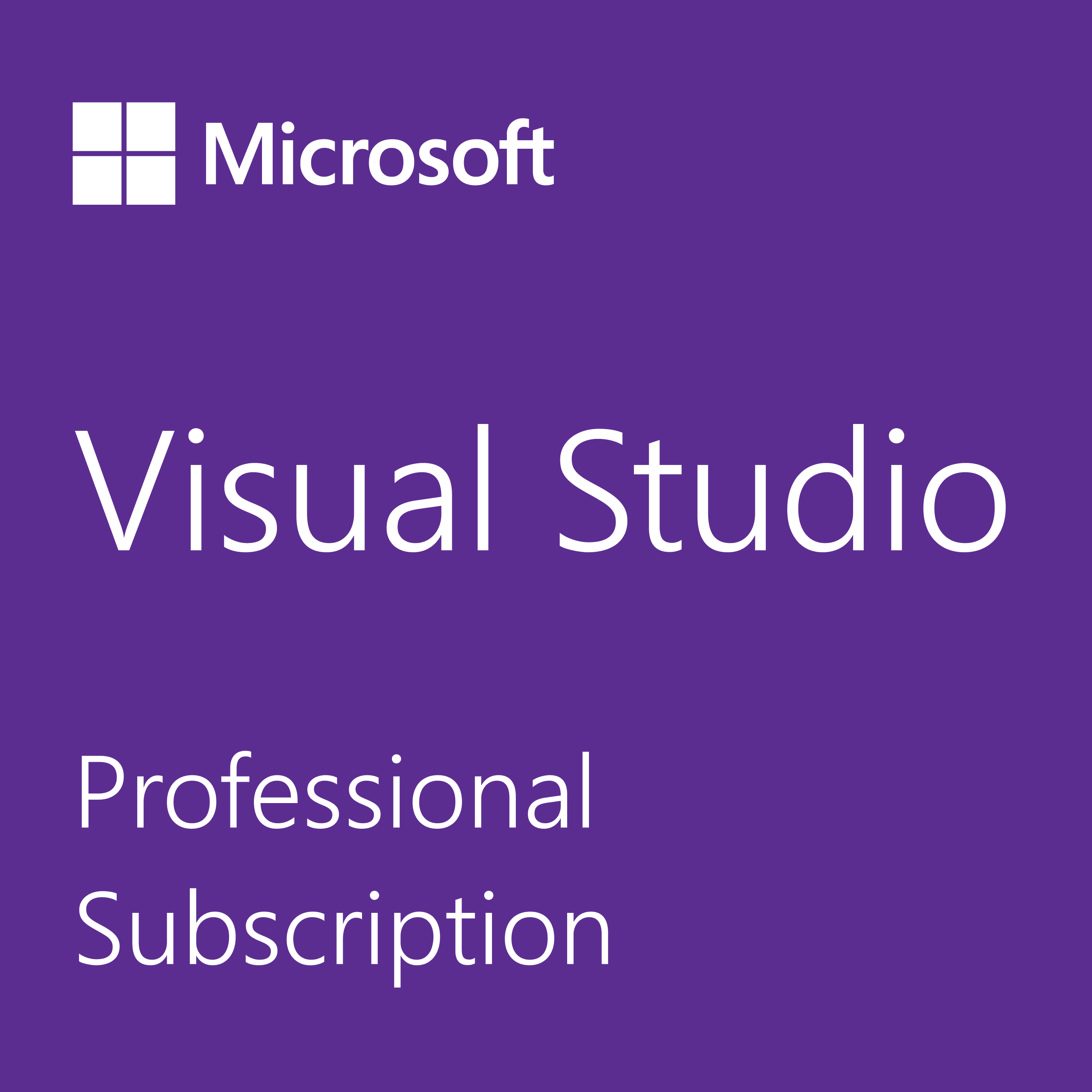 ＜マイクロソフト＞ Visual Studio Professional サブスクリプション (新規)