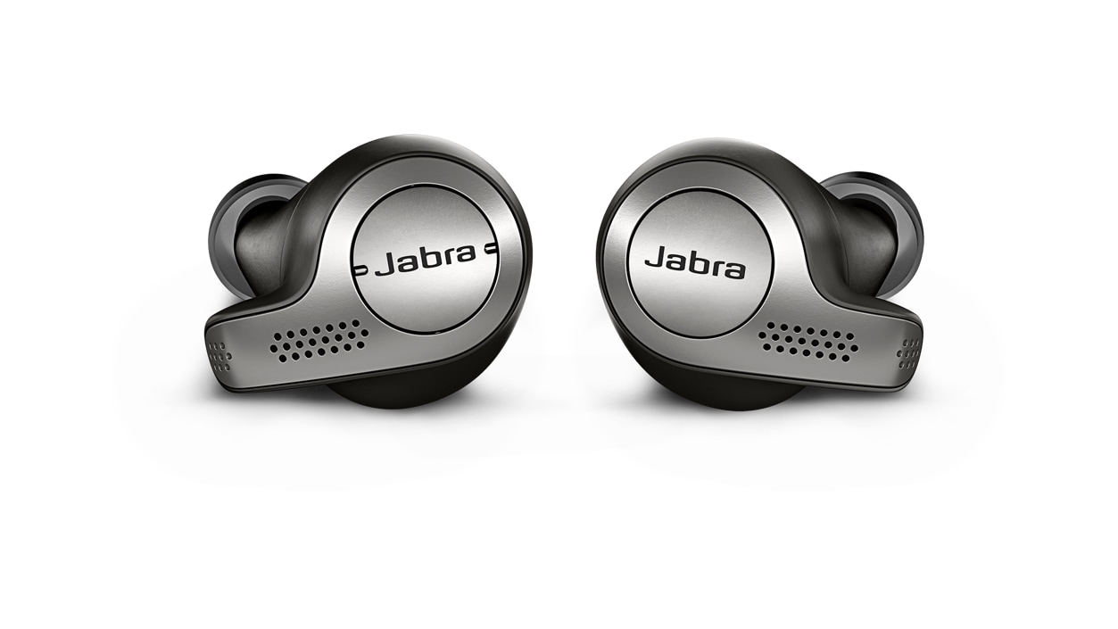 Front view of Jabra Elite 65t Earbuds