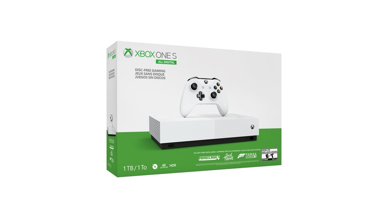 Microsoft Xbox One S All-Digital Edition Console