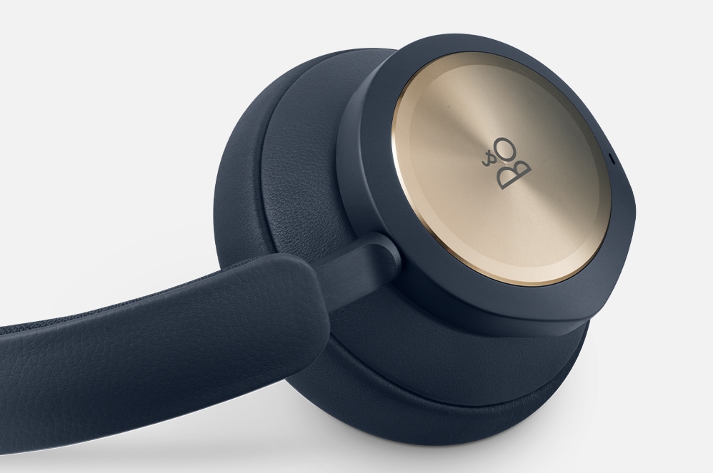 Close up of Beoplay Portal Headphones speaker.
