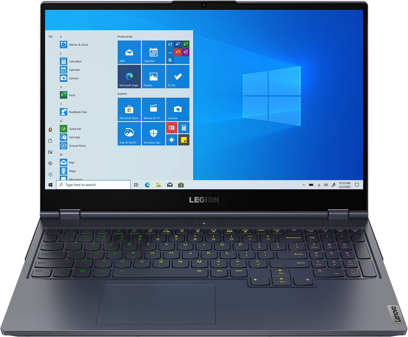 Legion 7 15″ Gaming Laptop with 15.6” FHD 240 Hz display, Intel Core i7-10750H  CPU, 32 GB DDR4  RAM, NVIDIA GeForce RTX 2070 8 GB  GPU, 1 TB SSD, 1 Thunderbolt port