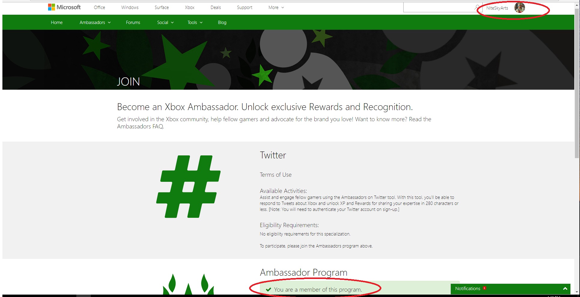 Xbox Ambassador - Microsoft Community